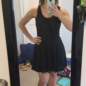 Black lace dress